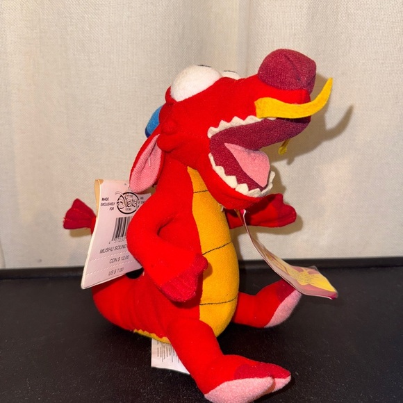 Vintage Disney Mulan Mushu Plush - Picture 7 of 8